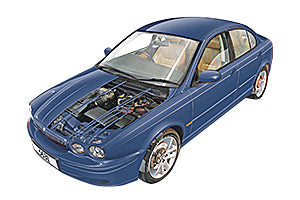 Opening the bonnet Jaguar X-Type 2001 - 2011 | Haynes Manuals