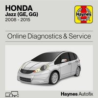 Honda Jazz (GE, GG) 2008 to 2015 Haynes Online Diagnostics & Service Guide
