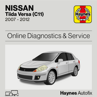 Nissan Tiida Versa (C11) 2007 to 2012 Haynes Online Diagnostics & Service Guide