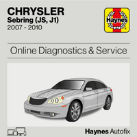 Chrysler Sebring (JS, J1) 2007 to 2010 Haynes Online Diagnostics & Service Guide