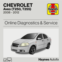 Chevrolet Aveo (T250, T255) 2008 to 2012 Haynes Online Diagnostics & Service Guide