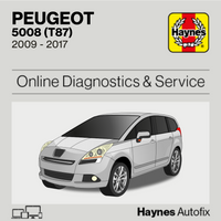 Peugeot 5008 (T87) 2009 to 2017 Haynes Online Diagnostics & Service Guide