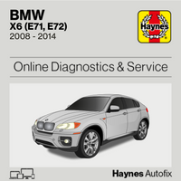 BMW X6 (E71, E72) 2008 to 2014 Haynes Online Diagnostics & Service Guide