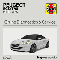 Peugeot RCZ (T75) 2010 to 2015 Haynes Online Diagnostics & Service Guide