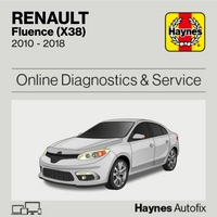 Renault Fluence (X38) 2010 to 2018 Haynes Online Diagnostics & Service Guide