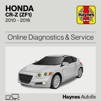 Honda CR-Z (ZF1) 2010 to 2016 Haynes Online Diagnostics & Service Guide
