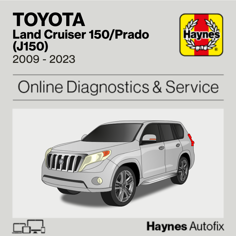 Toyota Land Cruiser 150/Prado (J150) 2009 to 2023 Haynes Online