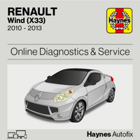Renault Wind (X33) 2010 to 2013 Haynes Online Diagnostics & Service Guide