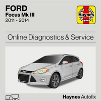 Ford Focus Mk III 2011 to 2014 Haynes Online Diagnostics & Service Guide