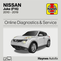 Nissan Juke (F15) 2010 to 2019 Haynes Online Diagnostics & Service Guide
