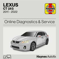 Lexus CT (A1) 2011 to 2022 Haynes Online Diagnostics & Service Guide