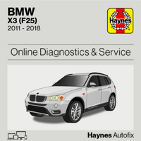 BMW X3 (F25) 2011 to 2018 Haynes Online Diagnostics & Service Guide
