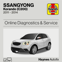 Ssangyong Korando (C200) 2011 to 2014 Haynes Online Diagnostics & Service Guide