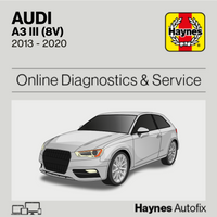 Audi A3 III (8V) 2013 to 2020 Haynes Online Diagnostics & Service Guide
