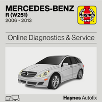 Mercedes-Benz R (W251) 2006 to 2013 Haynes Online Diagnostics & Service Guide