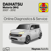 Daihatsu Materia (M4) 2007 to 2012 Haynes Online Diagnostics & Service Guide