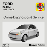 Ford Ka (RB) 1997 to 2008 Haynes Online Diagnostics & Service Guide