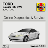 Ford Cougar (55, SW) 2000 to 2001 Haynes Online Diagnostics & Service Guide