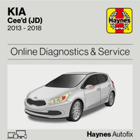Kia Cee'd (JD) 2013 to 2018 Haynes Online Diagnostics & Service Guide