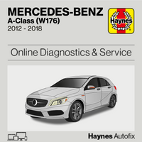 Mercedes-Benz A-Class (W176) 2012 to 2018 Haynes Online Diagnostics & Service Guide