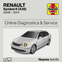 Renault Symbol II (X35) 2008 to 2014 Haynes Online Diagnostics & Service Guide