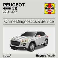 Peugeot 4008 (J3) 2012 to 2017 Haynes Online Diagnostics & Service Guide