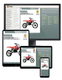 Honda CR Motocross Bikes (1986-2007) Haynes Repair Manual