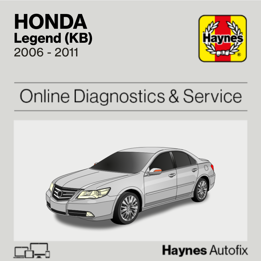 Honda Legend (KB) 2006 to 2011 Haynes Online Diagnostics & Service