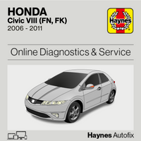 Honda Civic VIII (FN, FK) 2006 to 2011 Haynes Online Diagnostics & Service Guide