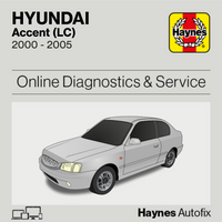 Hyundai Accent (LC) 2000 to 2005 Haynes Online Diagnostics & Service Guide