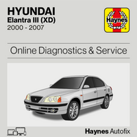Hyundai Elantra III (XD) 2000 to 2007 Haynes Online Diagnostics & Service Guide