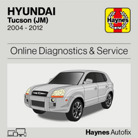 Hyundai Tucson (JM) 2004 to 2012 Haynes Online Diagnostics & Service Guide