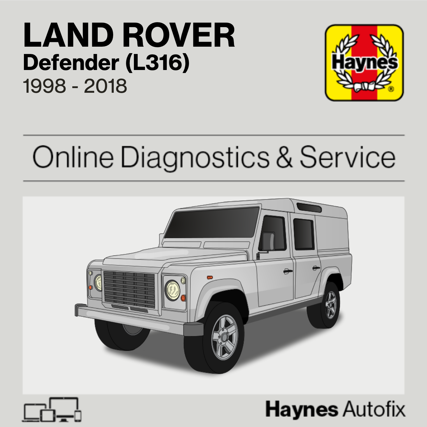 Land Rover Defender (L316) 1998 to 2018 Haynes Online Diagnostics