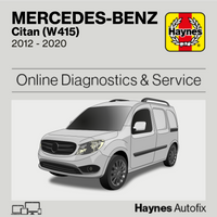 Mercedes-Benz Citan (W415) 2012 to 2020 Haynes Online Diagnostics & Service Guide