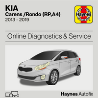 Kia Carens /Rondo (RP,A4) 2013 to 2019 Haynes Online Diagnostics & Service Guide
