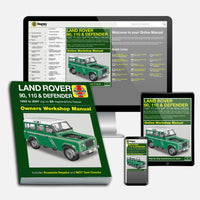 Land Rover 90, 110 & Defender Diesel (1983-2007) Haynes Repair Manual Bundle