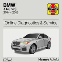 BMW X4 (F26) 2014 to 2018 Haynes Online Diagnostics & Service Guide