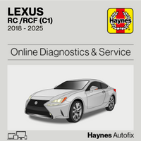 Lexus RC /RCF (C1) 2018 to 2025 Haynes Online Diagnostics & Service Guide
