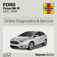 Ford Focus Mk III 2015 to 2019 Haynes Online Diagnostics & Service Guide