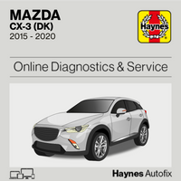 Mazda CX-3 (DK) 2015 to 2020 Haynes Online Diagnostics & Service Guide