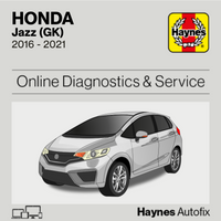 Honda Jazz (GK) 2016 to 2021 Haynes Online Diagnostics & Service Guide