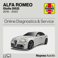 Alfa Romeo Giulia (952) 2016 to 2023 Haynes Online Diagnostics & Service Guide