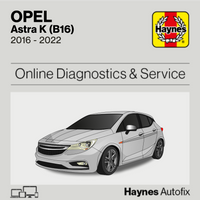 Opel Astra K (B16) 2016 to 2022 Haynes Online Diagnostics & Service Guide