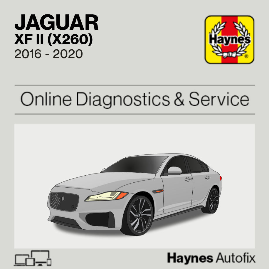 Jaguar XF II (X260) 2016 to 2020 Haynes Online Diagnostics