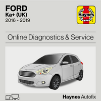 Ford Ka+ (UK) 2016 to 2019 Haynes Online Diagnostics & Service Guide
