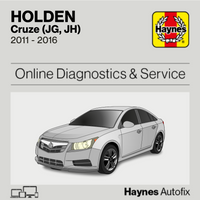 Holden Cruze (JG, JH) 2011 to 2016 Haynes Online Diagnostics & Service Guide