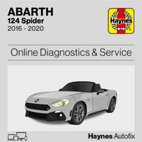 Abarth 124 Spider 2016 to 2020 Haynes Online Diagnostics & Service Guide