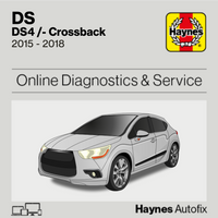 DS DS4 /- Crossback 2015 to 2018 Haynes Online Diagnostics & Service Guide