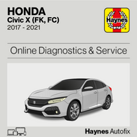 Honda Civic X (FK, FC) 2017 to 2021 Haynes Online Diagnostics & Service Guide