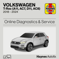 Volkswagen T-Roc (A11, AC7, D11, AC8) 2018 to 2024 Haynes Online Diagnostics & Service Guide